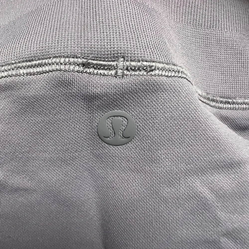 Lululemon Iconic Sweat Tight Graphite Purple Seamless Mesh Leggings 6 or 8